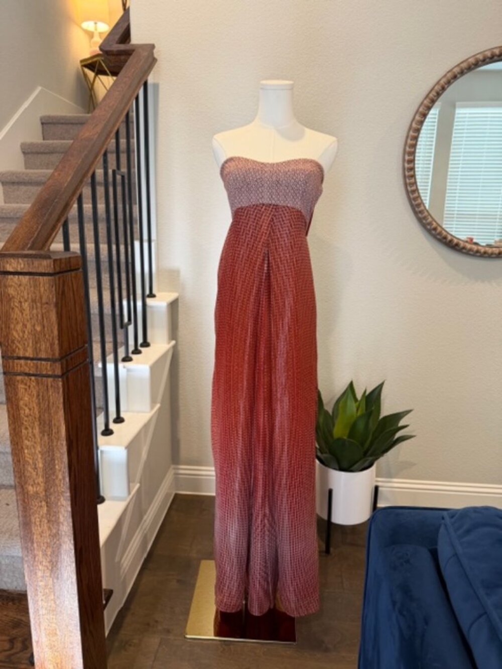 Diane von Furstenberg Strapless Maxi Dress